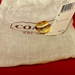 COACH stackable rings. Woman’s size 6.